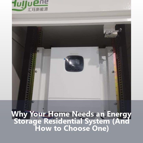 Why Your Home Needs an Energy Storage Residential System (And How to Choose One)